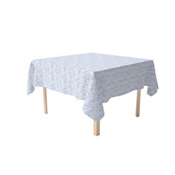 Square Tablecloth, 100% Cotton, 52x52", Floral 143