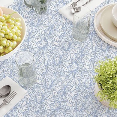 Square Tablecloth, 100% Cotton, 52x52", Floral 143