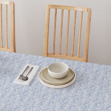 Square Tablecloth, 100% Cotton, 52x52", Floral 143