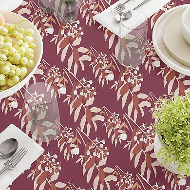 Square Tablecloth, 100% Polyester, 54x54", Autumn Branches
