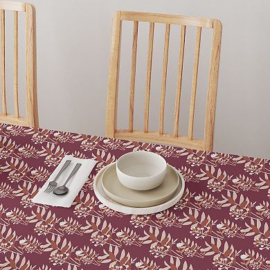 Square Tablecloth, 100% Polyester, 54x54", Autumn Branches