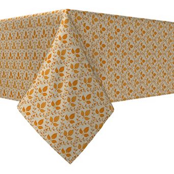 Rectangular Tablecloth, 100% Cotton, 52x84", Classic Fall Pattern