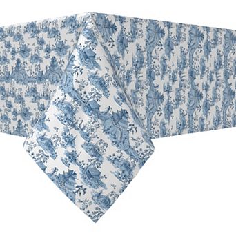 Rectangular Tablecloth, 100% Cotton, 60x120", Floral 187