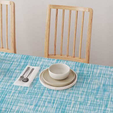 Square Tablecloth, 100% Polyester, 54x54", Contemporary Ocean