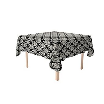 Square Tablecloth, 100% Cotton, 52x52", Floral 162