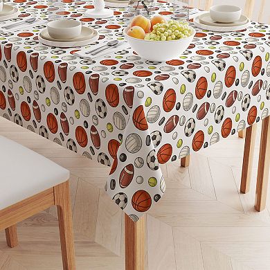 Square Tablecloth, 100% Polyester, 60x60", Athletics