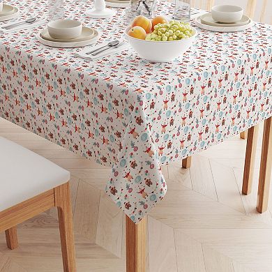 Square Tablecloth, 100% Polyester, 70x70", Circus Time