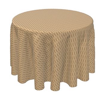 Round Tablecloth, 100% Polyester, 90" Round, Tight Weave Basket
