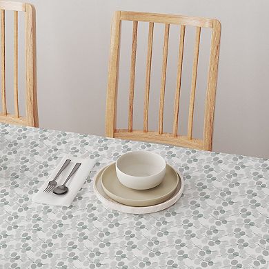 Square Tablecloth, 100% Polyester, 60x60", Monochrome Branches