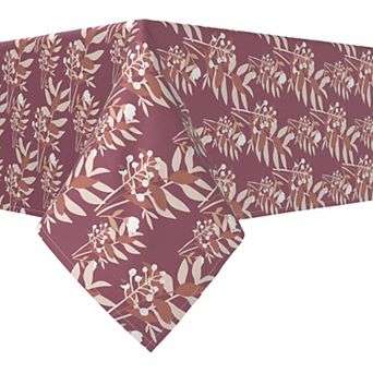 Rectangular Tablecloth, 100% Polyester, 60x104", Autumn Branches