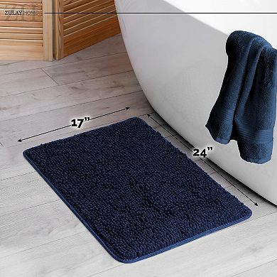 Zulay Kitchen Shaggy Soft Bathroom Rug