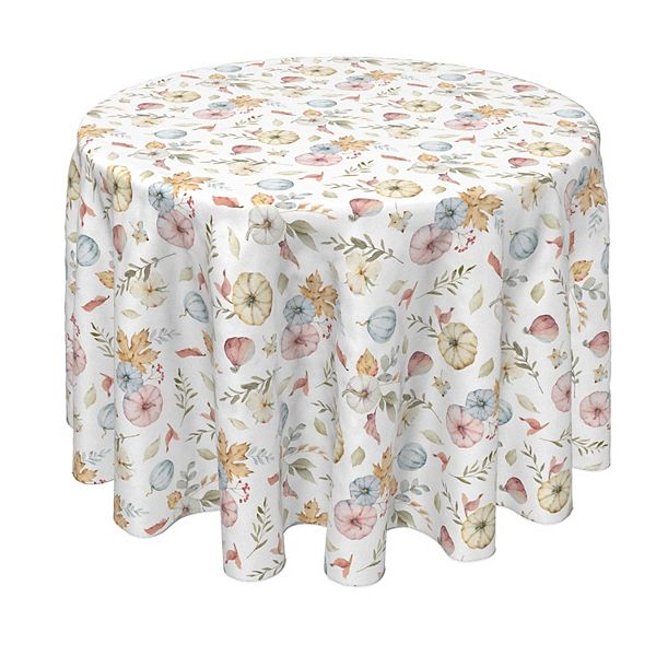 Round Tablecloth, 100% Polyester, 90