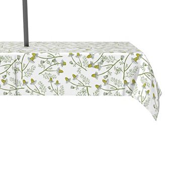 Water Repellent, Outdoor, 100% Polyester, 60x84", Natures Flowers