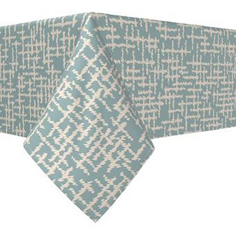 Rectangular Tablecloth, 100% Cotton, 52x84", Abstract Sketch