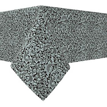 Rectangular Tablecloth, 100% Cotton, 52x120", Floral 153