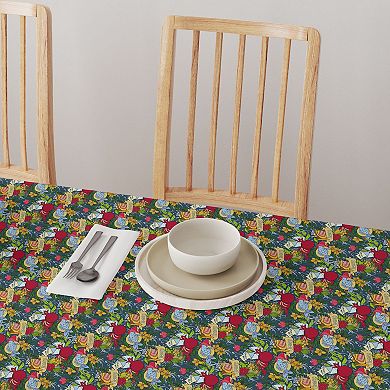 Rectangular Tablecloth, 100% Polyester, 60x120", Happy Jewish New Year
