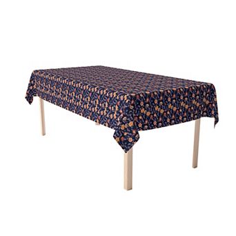 Rectangular Tablecloth, 100% Cotton, 52x84", Floral 25