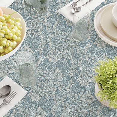 Square Tablecloth, 100% Cotton, 52x52", Floral 73