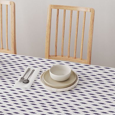 Round Tablecloth, 100% Polyester, 90" Round, Boho Design