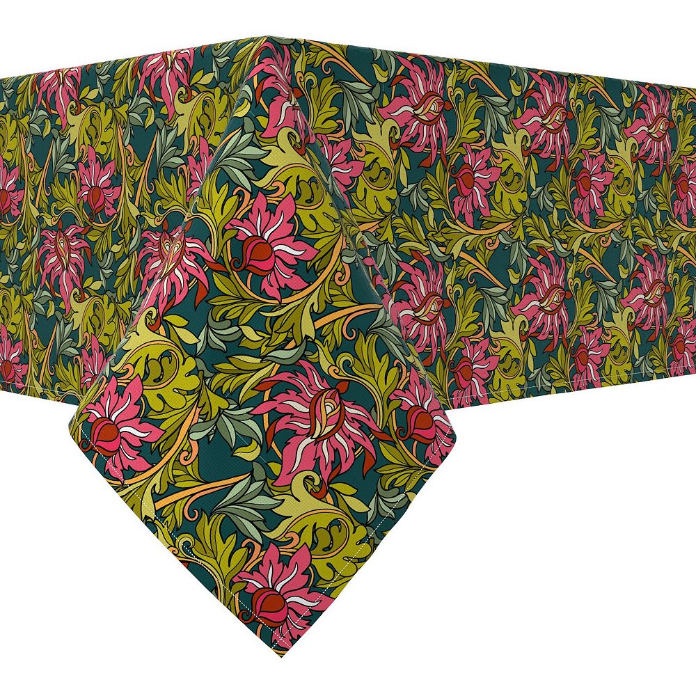 Rectangular Floral Tablecloths
