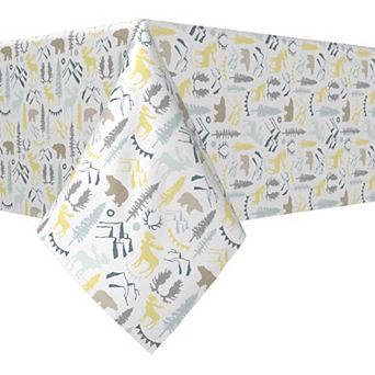 Square Tablecloth, 100% Polyester, 54x54", Wild in Nature