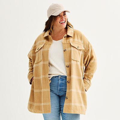 Women's Plus Size Sonoma Goods For Life® Utility Shacket