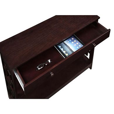 Convenience Concepts Town Square 1 Drawer Console Table