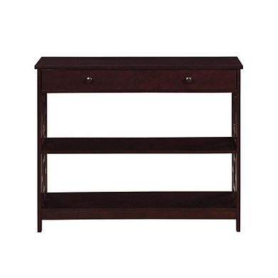 Convenience Concepts Town Square 1 Drawer Console Table