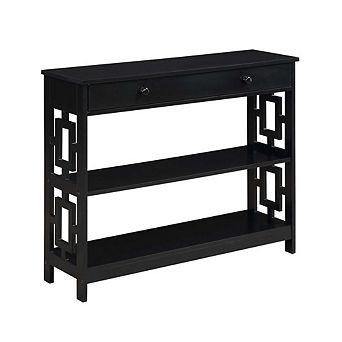 Convenience Concepts Town Square 1 Drawer Console Table