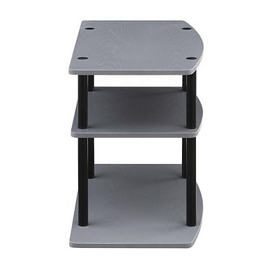 Convenience Concepts Designs2Go No Tools 3 Tier TV Stand