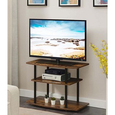 Convenience Concepts Designs2Go No Tools 3 Tier TV Stand