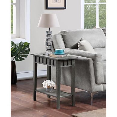 Convenience Concepts Dennis End Table with Shelf