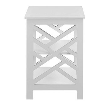 Convenience Concepts Titan End Table with Shelves