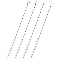 Livaia Reusable Glass Straws With Straw Cleaning Brush In 2 Sizes