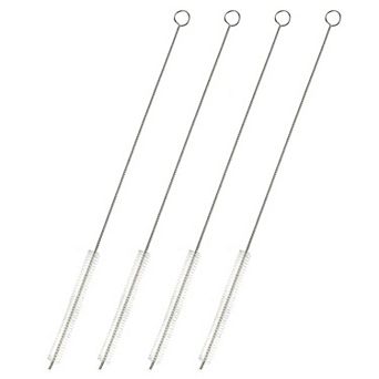 4-pack Metal Straw Cleaner - Extra Long Stainless Steel Brush For Cleaning