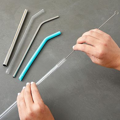 4-pack Metal Straw Cleaner - Extra Long Stainless Steel Brush For Cleaning