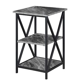 Convenience Concepts Tucson End Table with Shelves