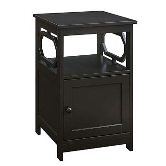 Convenience Concepts Omega End Table with Cabinet