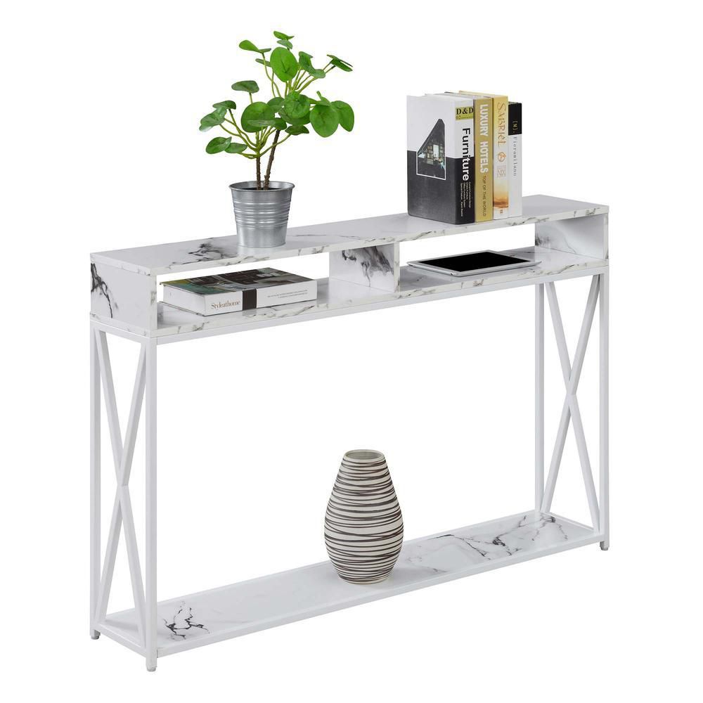 Consolle 1 cassetto da ingresso in legno massello colore naturale cm 100x30x86h in Italia
