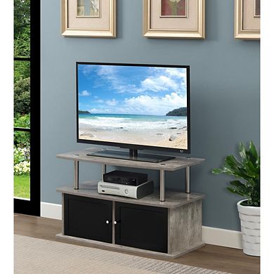 Convenience Concepts Designs2Go TV Stand with 2 Storage Cabinets and Shelf