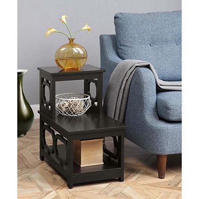 Convenience Concepts Omega 2 Step Chairside End Table