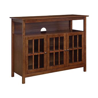 Convenience Concepts Big Sur Deluxe TV Stand with Storage Cabinets and Shelf for TVs up to 55 in