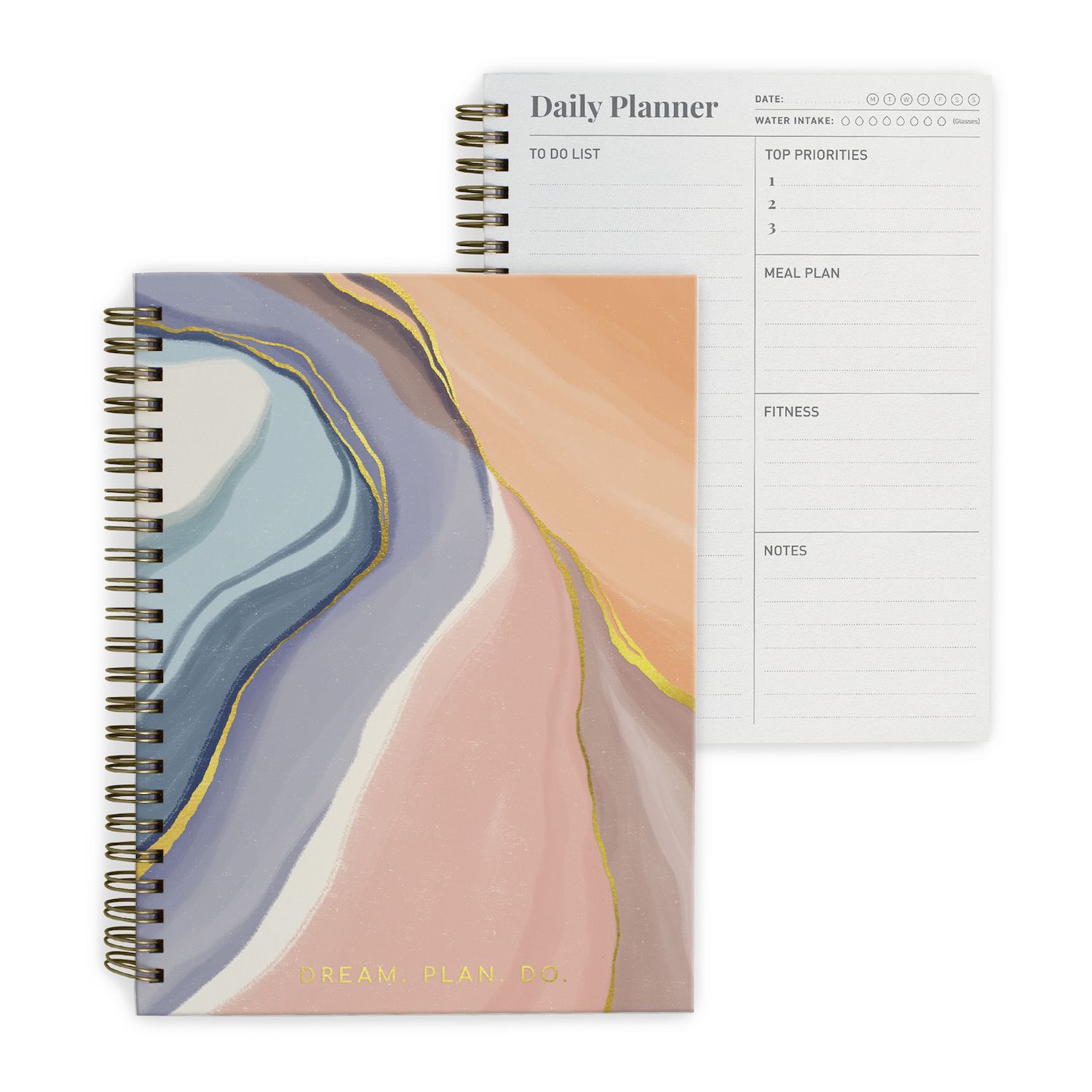 Rileys 2024 Weekly Planner - Annual Weekly & Monthly Agenda Planner, Jan -  Dec 2024, Flexible Cover, Notes Pages, Twin-Wire Binding (8 x 6-Inches