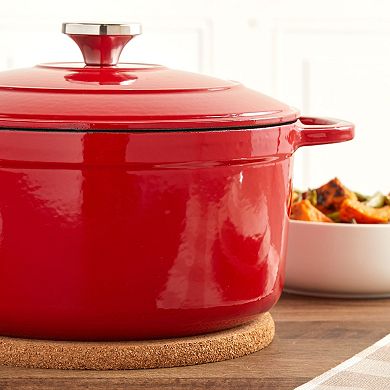 4 Pack Circle Cork Pads Round Non-Slip Oven Trivet Hot Pan Placemats Holder 9"