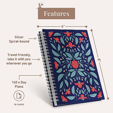 Rileys & Co Undated Planner For Women, 240 Pages To Do List Notebook
