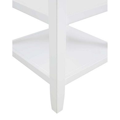 Convenience Concepts Tribeca End Table with Shelves, Black