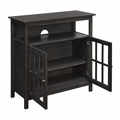 Convenience Concepts Big Sur Highboy TV Stand, Black