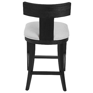 Uttermost Idris Modern Wood Counter Stool