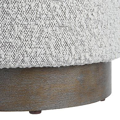 Uttermost Avila Light Gray Ottoman