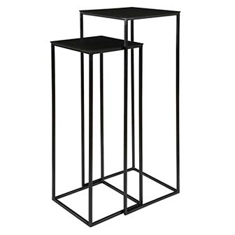 Uttermost Coreene Nesting Pedestal Table 2 pc Set